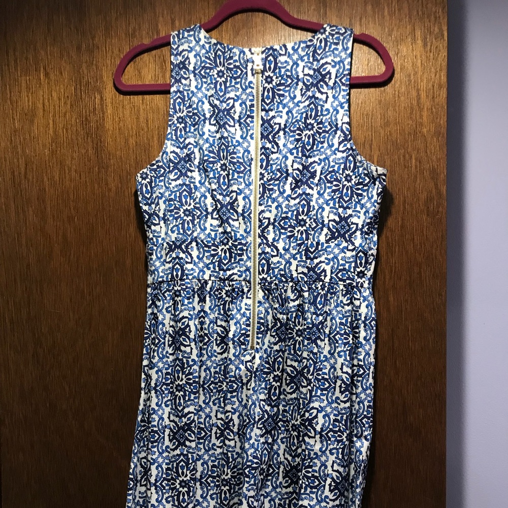 Patterned Professional Dress - image 4